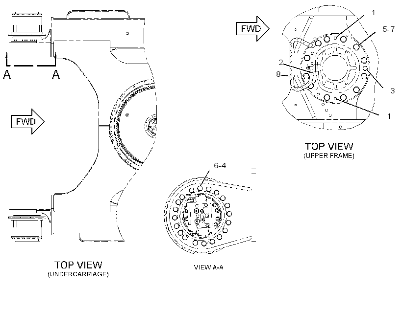 FASTENER GP-SWING DRIVE & MTR 2676880 CAT