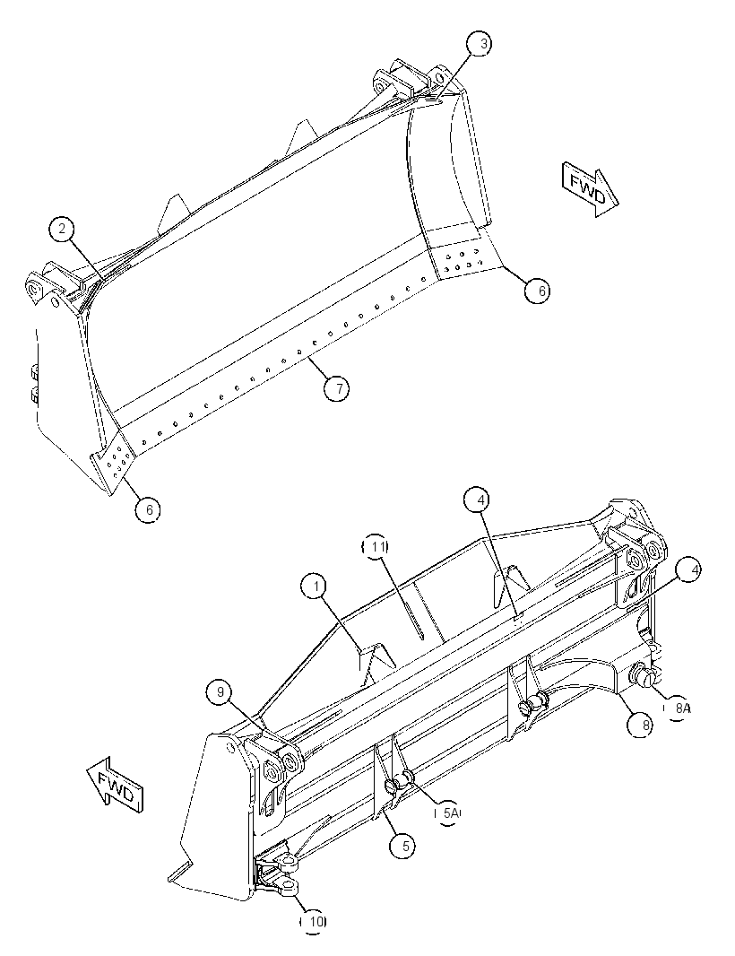 BLADE AS-SEMI-UNIVERSAL 2394170 CAT