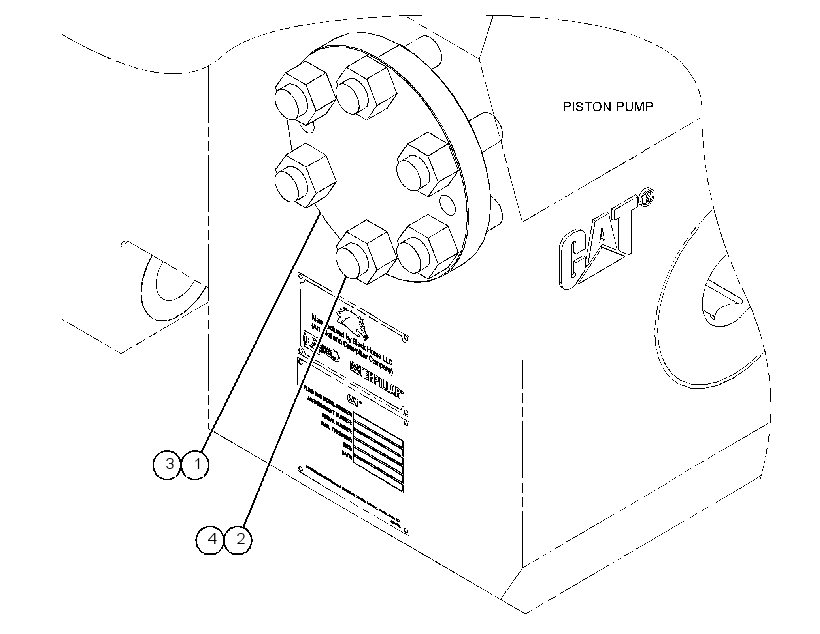 FLANGE & MOUNTING GP 4506595 CAT