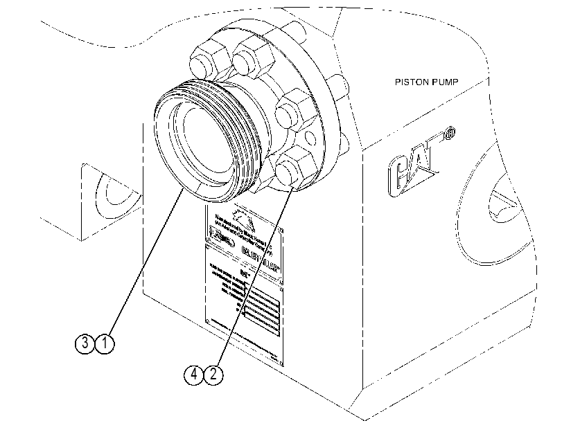FLANGE & MOUNTING GP 4506597 CAT