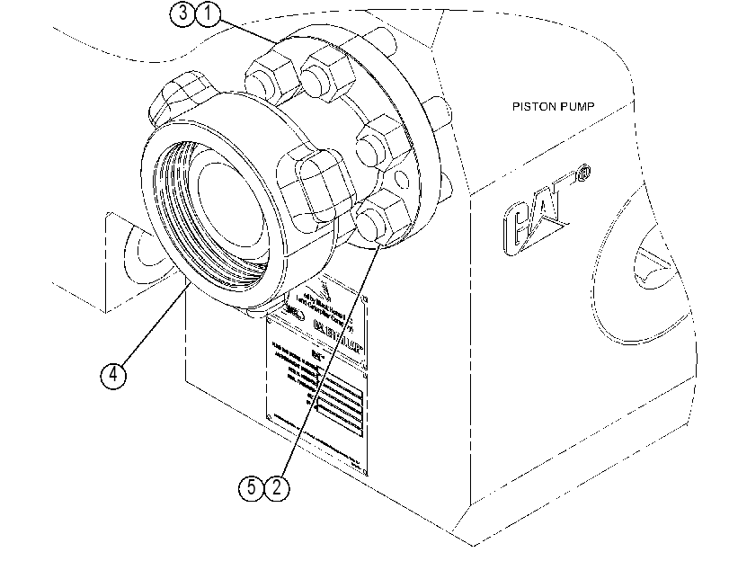 FLANGE & MOUNTING GP 4506598 CAT