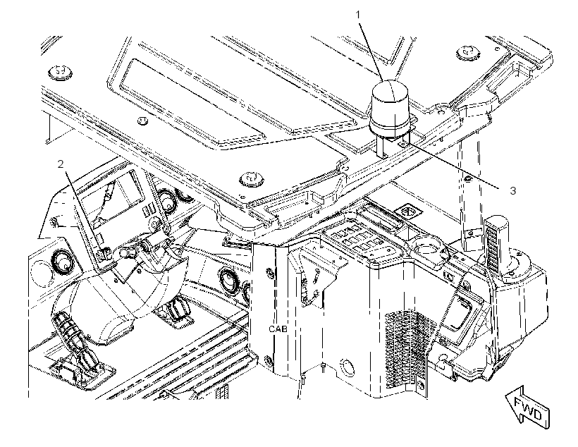 Проблесковый маяк 4154227 CAT