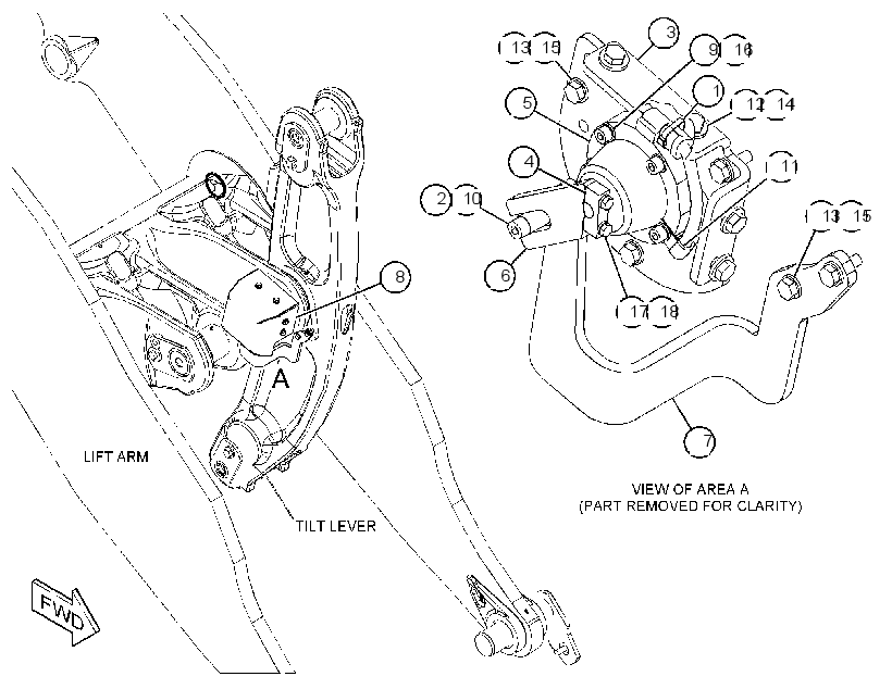 SENSOR & MTG GP-TILT POSITION 3737802 CAT