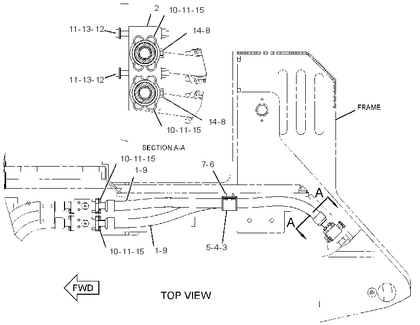LINES GP-BRAKE OIL COOLER 2298958 CAT