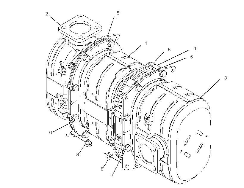 Глушитель 4522055 CAT