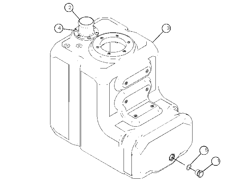 Бак AdBlue 4246228 CAT
