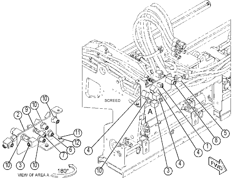 ADAPTER GP-SCREED 4333180 CAT