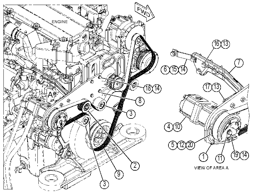 PUMP & MTG GP-AXLE OIL COOLER 3650380 CAT