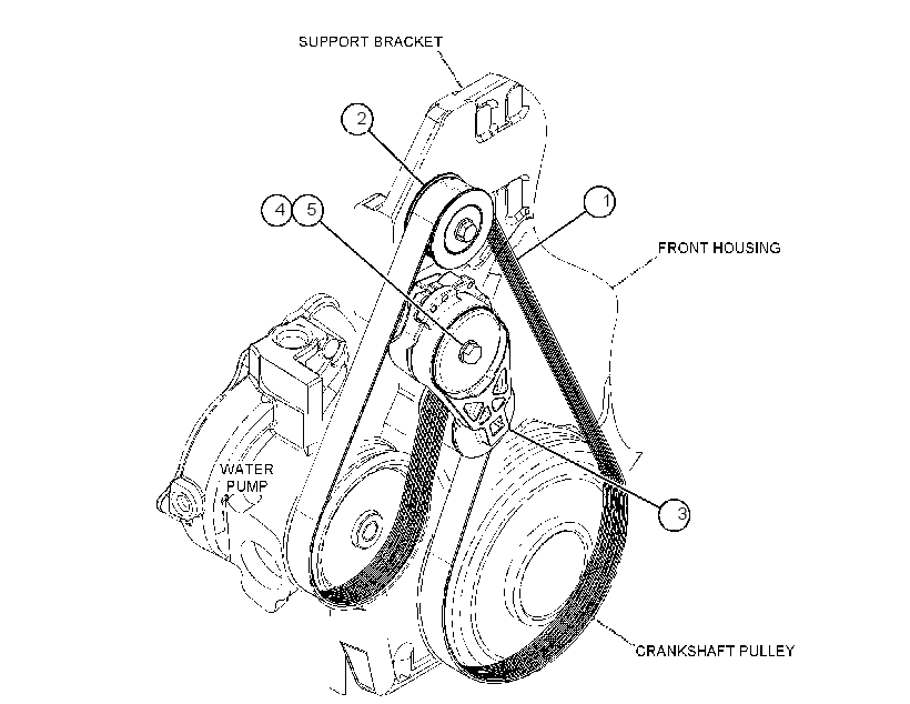 DRIVE GP-WATER PUMP 4398122 CAT