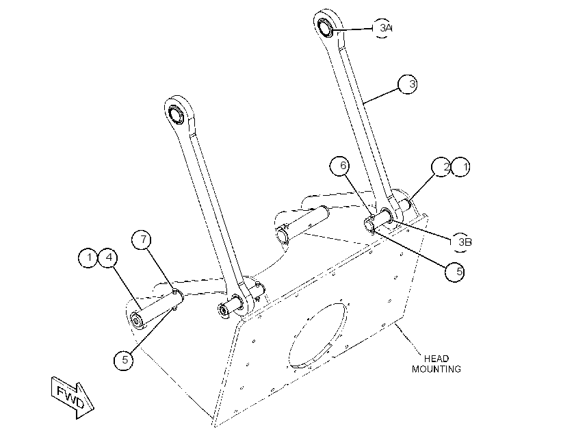 MOUNTING GP-HEAD 3869686 CAT