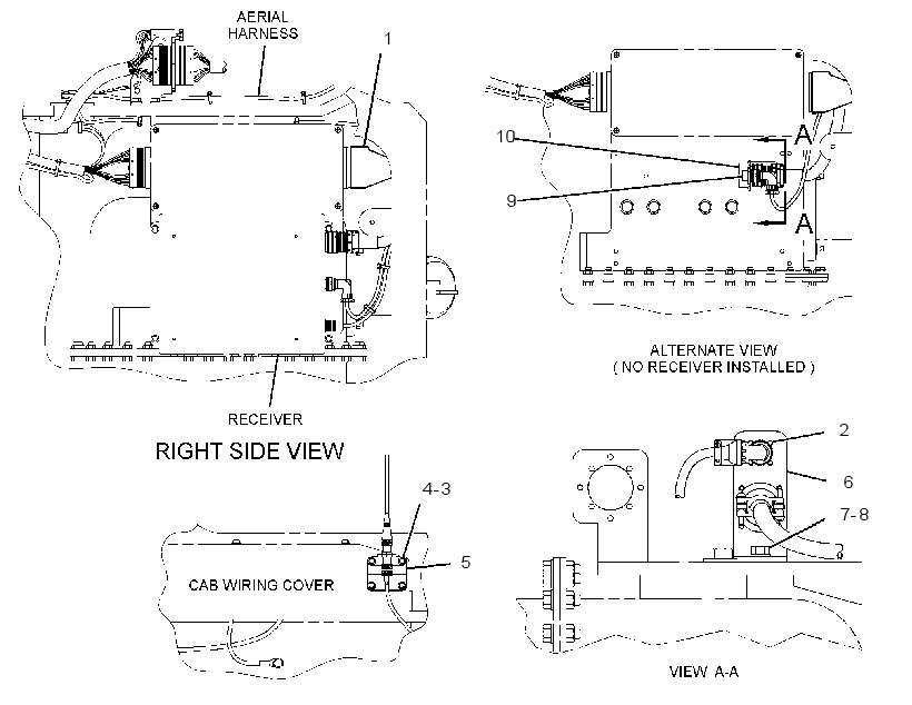 WIRING GP-REMOTE CONTROL 1986180 CAT
