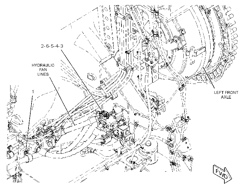 COVER GP-STEERING LINES 4470174 CAT