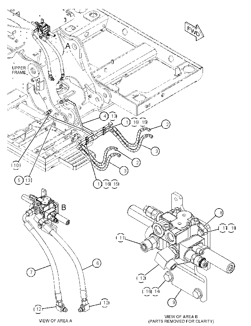 LINES GP-BLADE CYLINDER 3696158 CAT