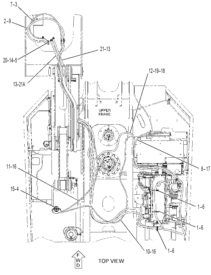 LINES GP-HEATER & AIR COND 4364402 CAT
