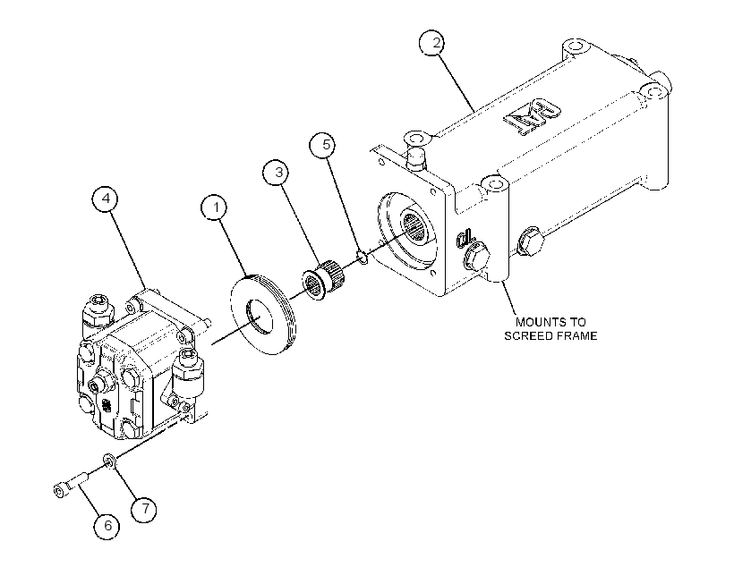 MOTOR & VIBRATORY GP 4309328 CAT