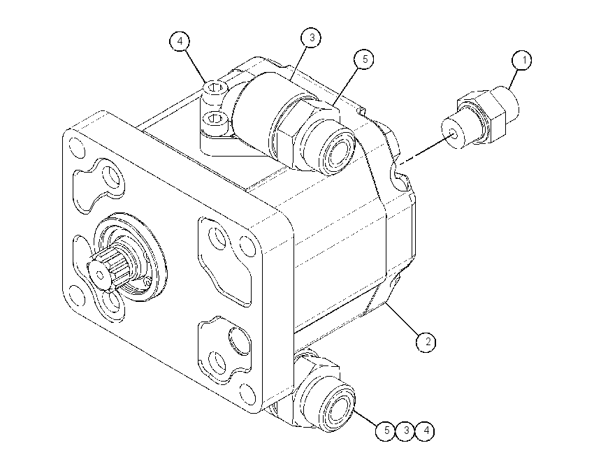 MOTOR GP-HYDRAULIC 4487690 CAT
