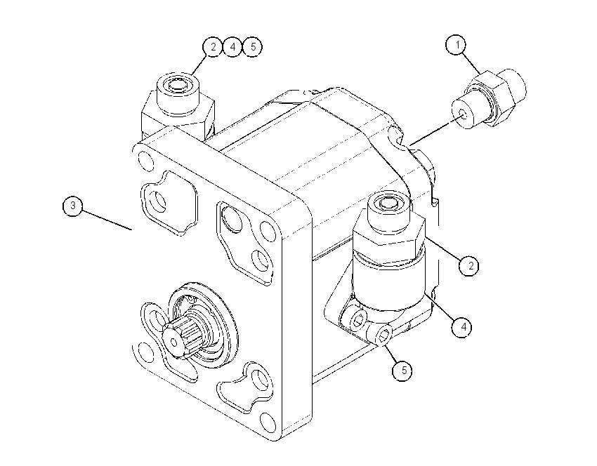 MOTOR GP-HYDRAULIC 4361034 CAT