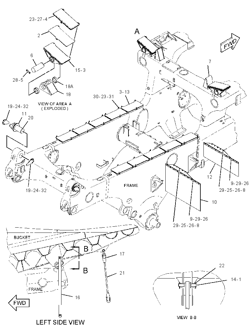 MOUNTING GP-TRUCK BODY 2935065 CAT
