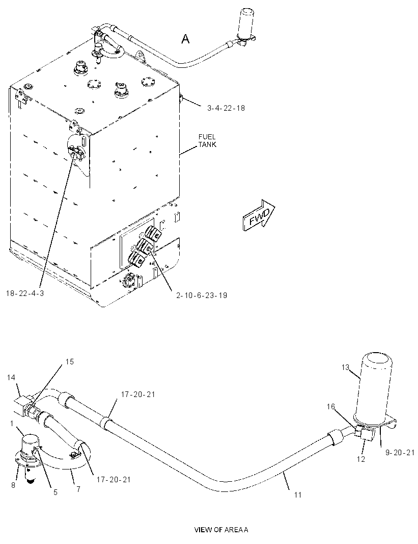 MOUNTING GP-FUEL TANK 4250950 CAT