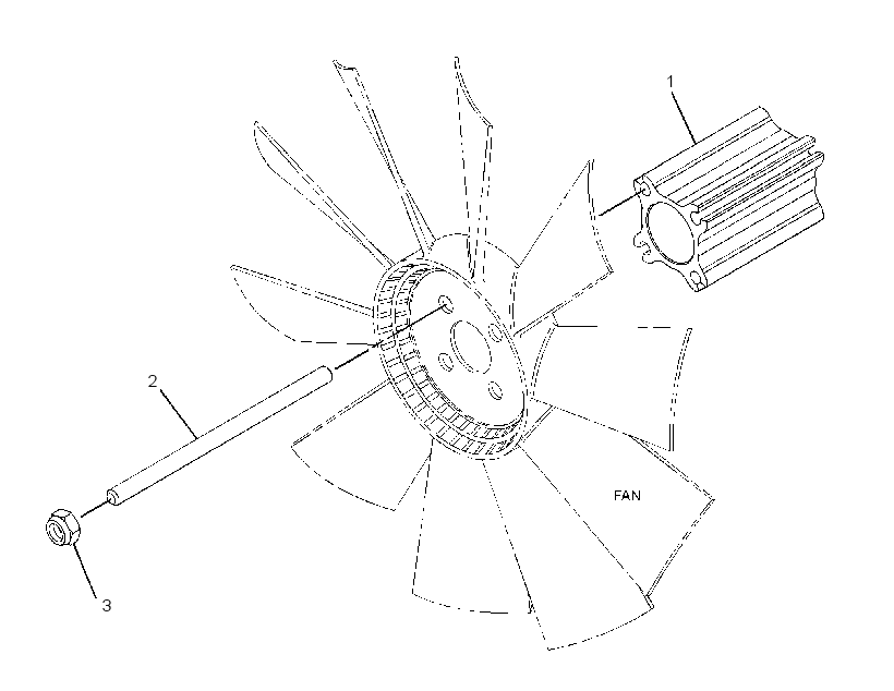 EXTENSION GP-FAN 2358213 CAT