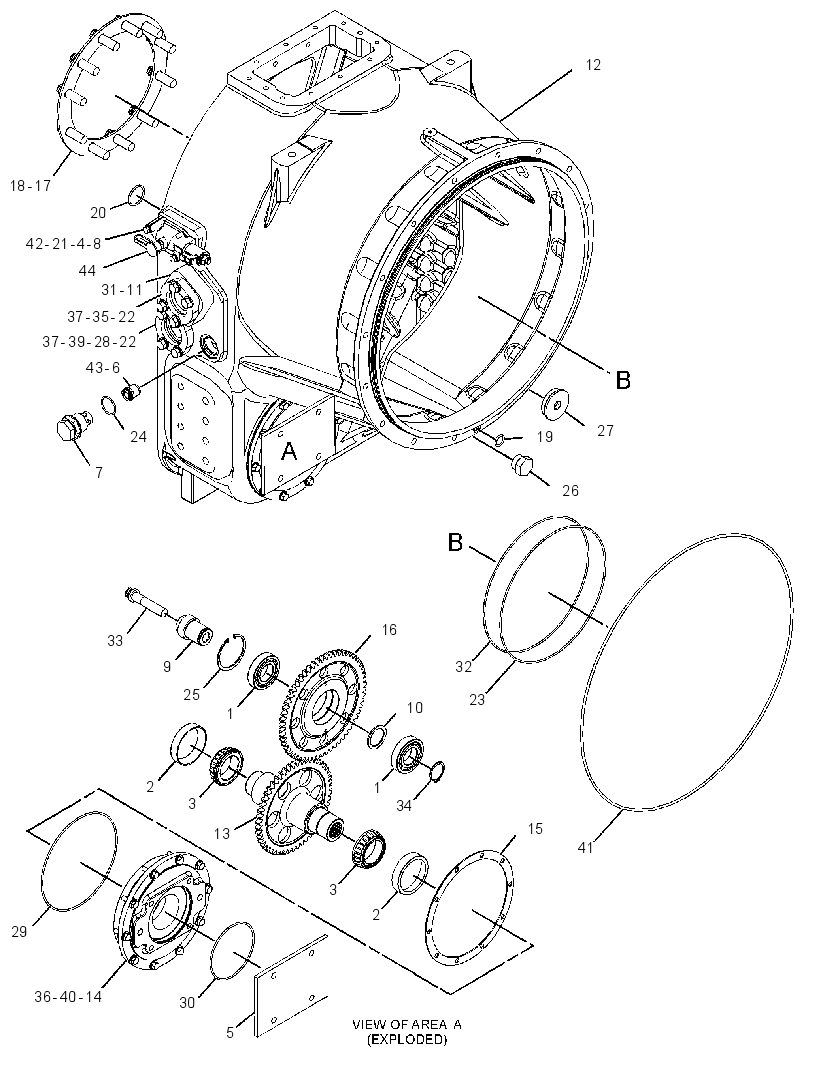 HOUSING GP-TORQUE CONVERTER 3595430 CAT