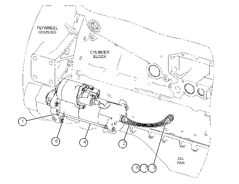 MOUNTING GP-STARTING MOTOR 4354831 CAT