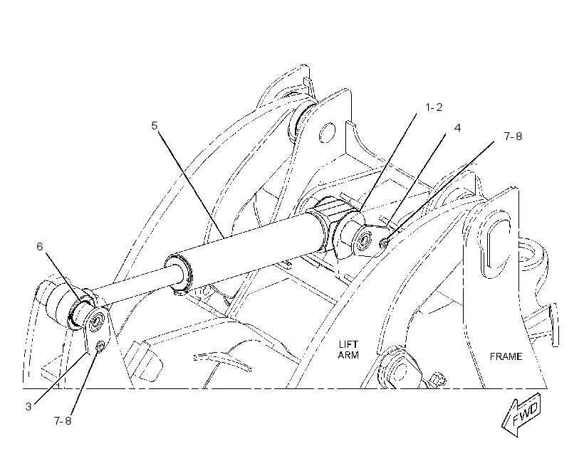 CYLINDER & MTG GP-TILT 4303042 CAT