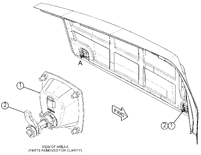 Дверь смотровая 3955270 CAT
