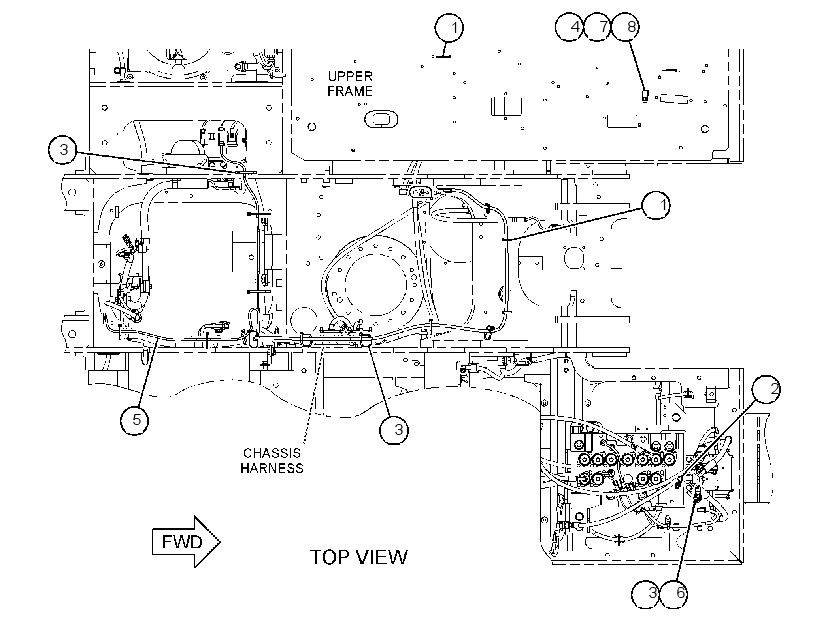 WIRING GP-AUXILIARY CONTROL 2832612 CAT