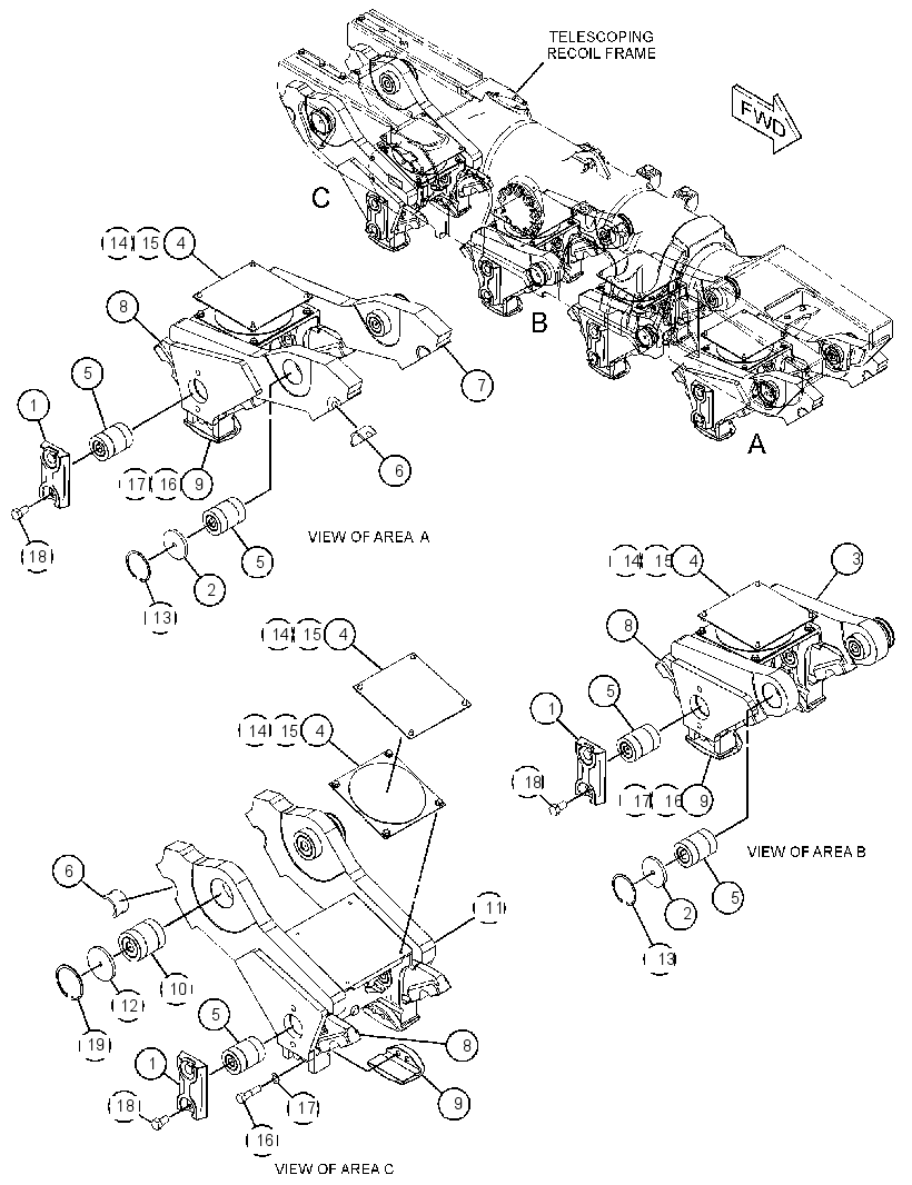 SUSPENSION GP-BOGIE 4233589 CAT