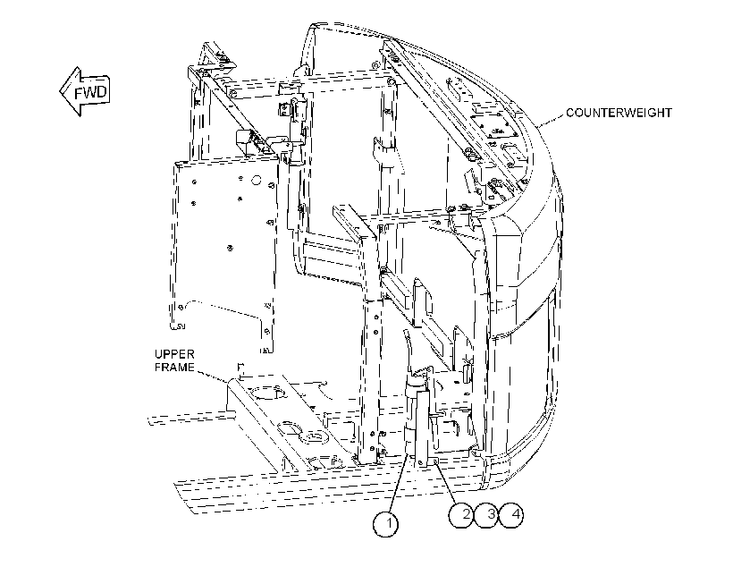 MOUNTING GP-GREASE GUN 4236144 CAT