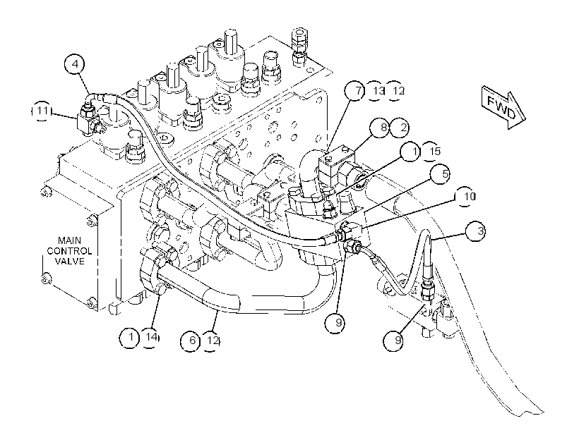 VALVE & LINES GP-CONTROL 4181196 CAT