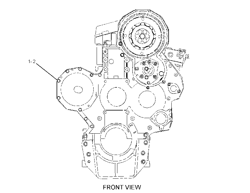 FASTENER GP-FRONT COVER 4158313 CAT