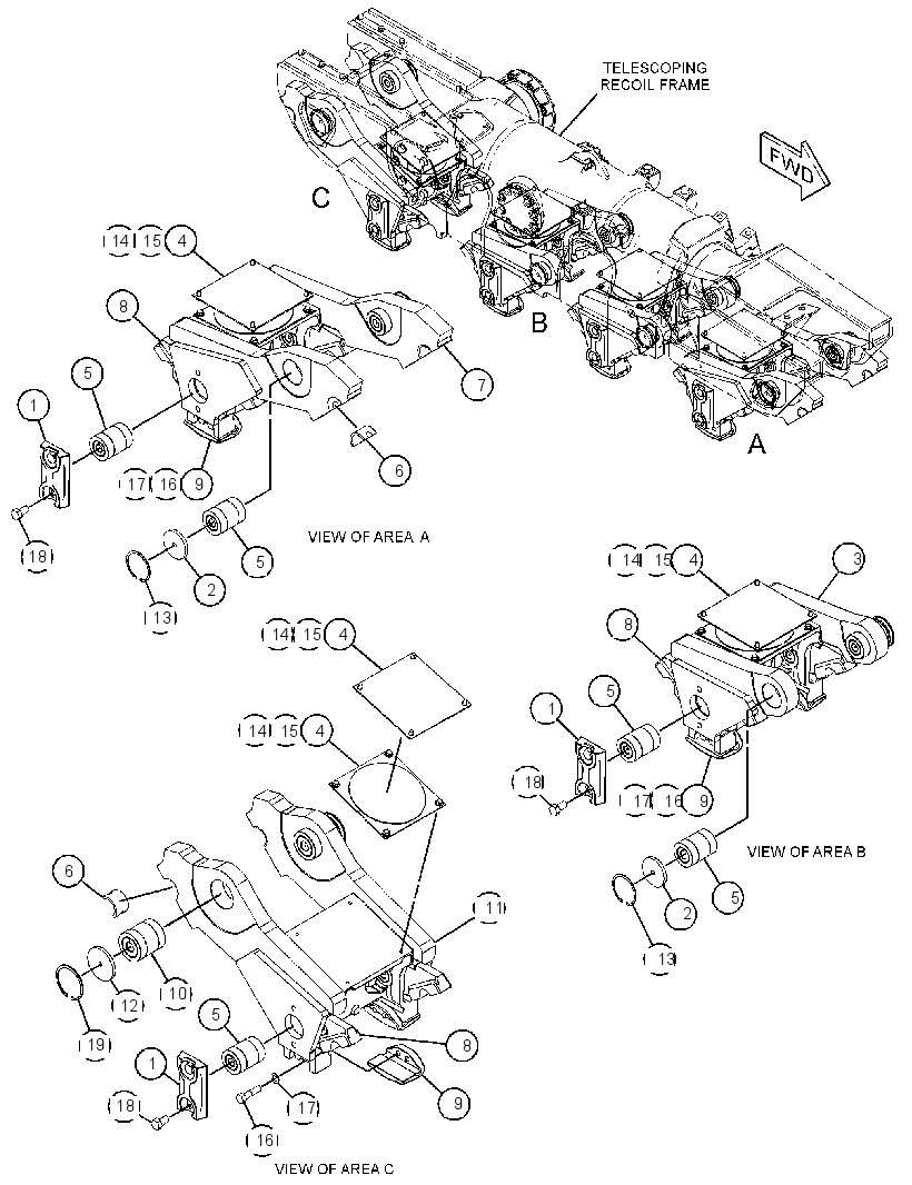 SUSPENSION GP-BOGIE 4233588 CAT