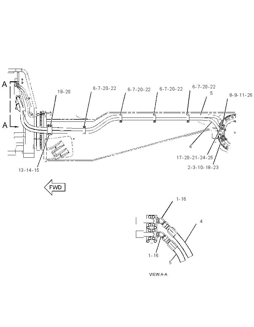 LINES GP-BRAKE OIL COOLER 3799775 CAT