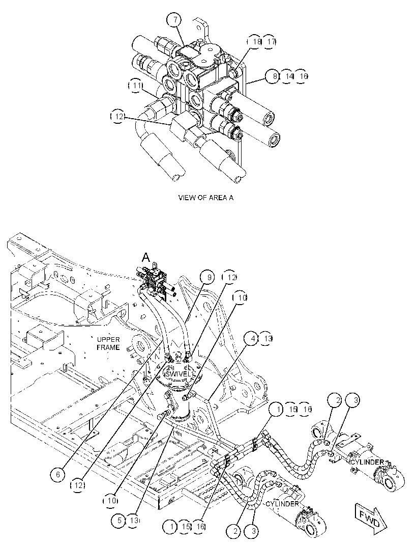 LINES GP-BLADE CYLINDER 4248446 CAT