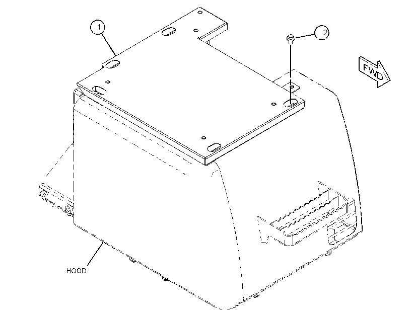 COVER GP-CONTROL VALVE 4256083 CAT