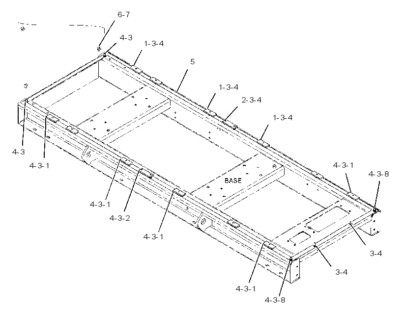 MOUNTING GP-GENERATOR BASE 4316662 CAT