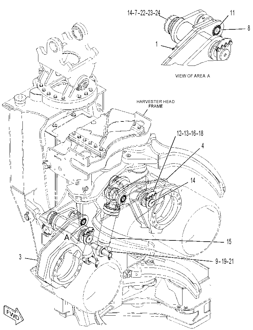 ROLLER GP-FEED 4380469 CAT