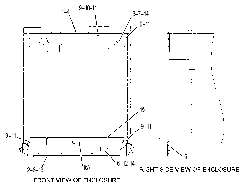 DUCT GP-ENCLOSURE 3971978 CAT