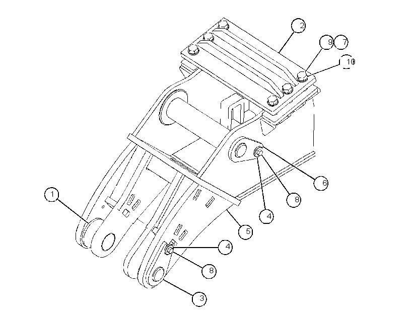 ADAPTER GP-WORK TOOL 4478274 CAT