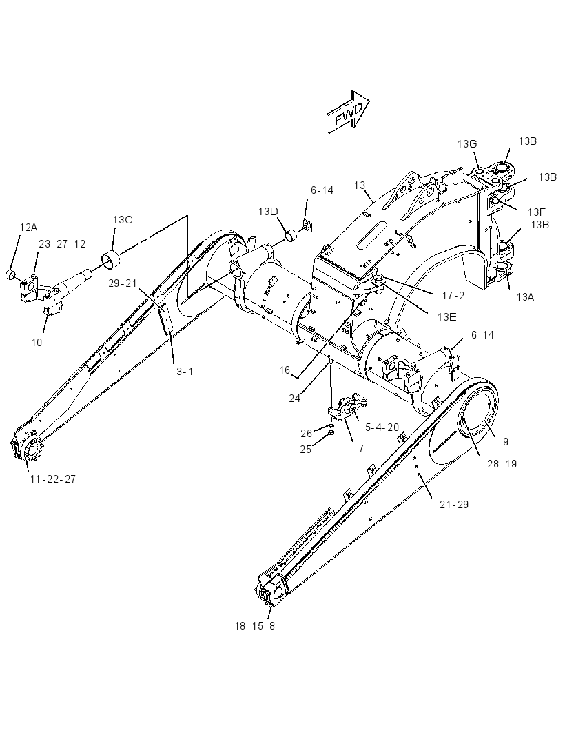 FRAME GP-DRAFT 3680733 CAT