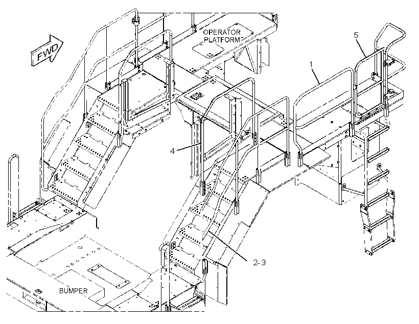 GUARDRAIL GP 4152050 CAT