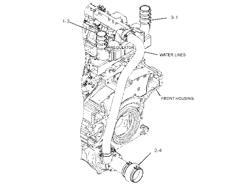 HOSE GP-RADIATOR 4P4691 CAT