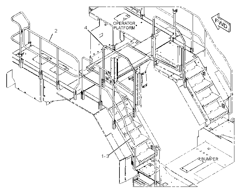 GUARDRAIL GP 4152049 CAT