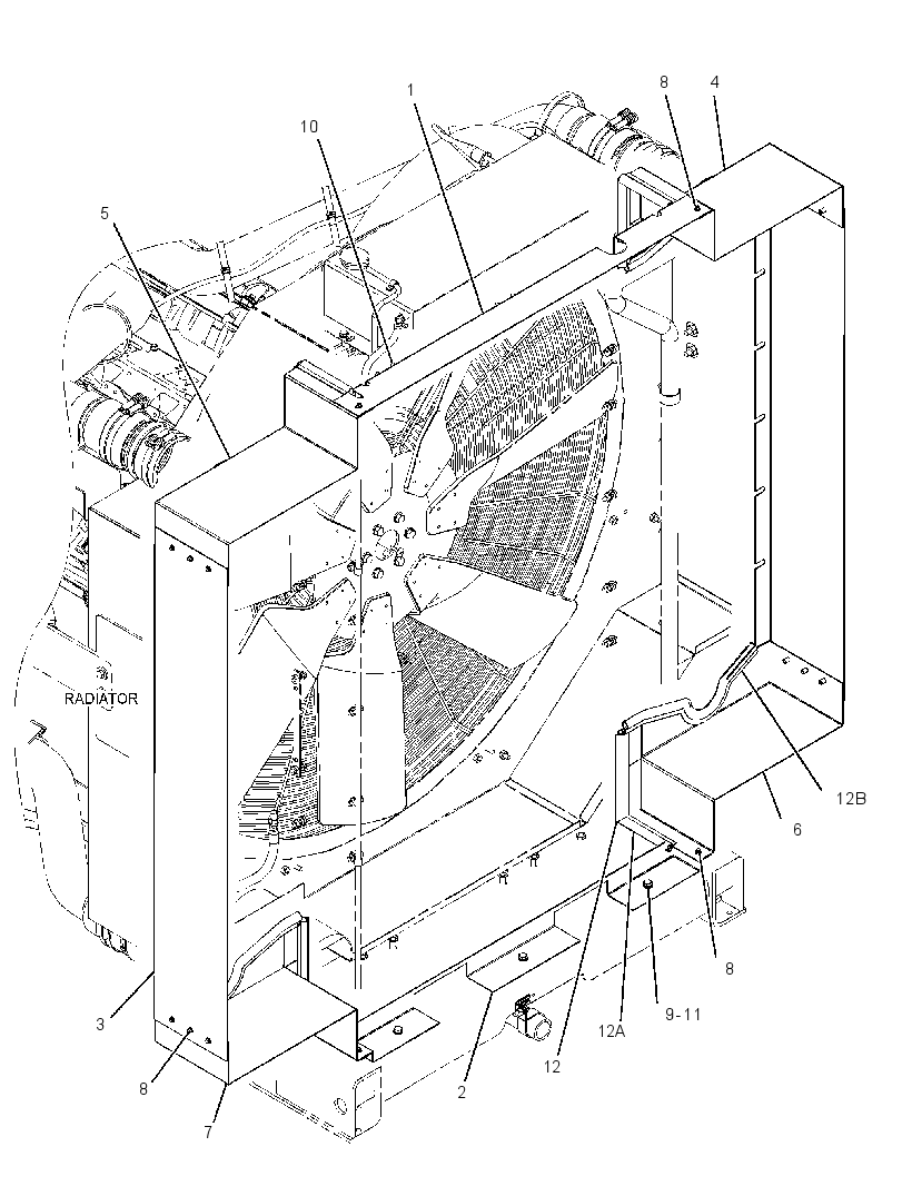 DUCT GP-ENCLOSURE 4378240 CAT