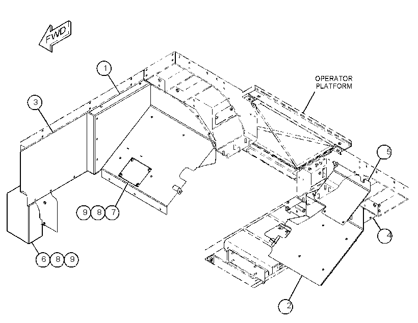 COVER GP-PLATFORM 3991640 CAT