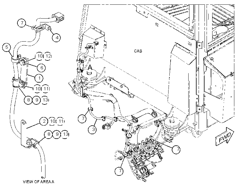 WIRING GP-TRANSMISSION 3877367 CAT