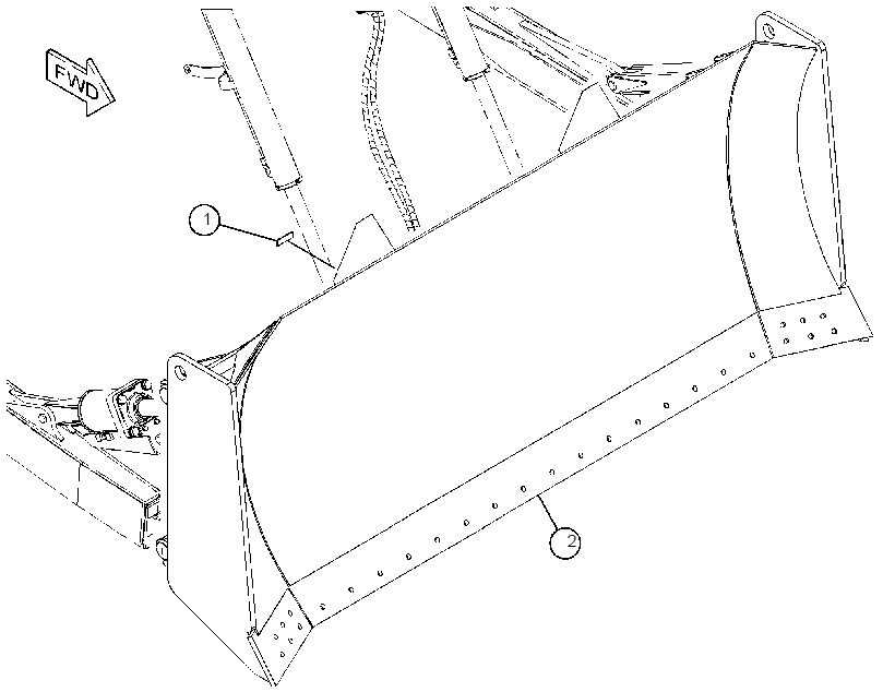 BLADE AS-SEMI-UNIVERSAL 4537507 CAT