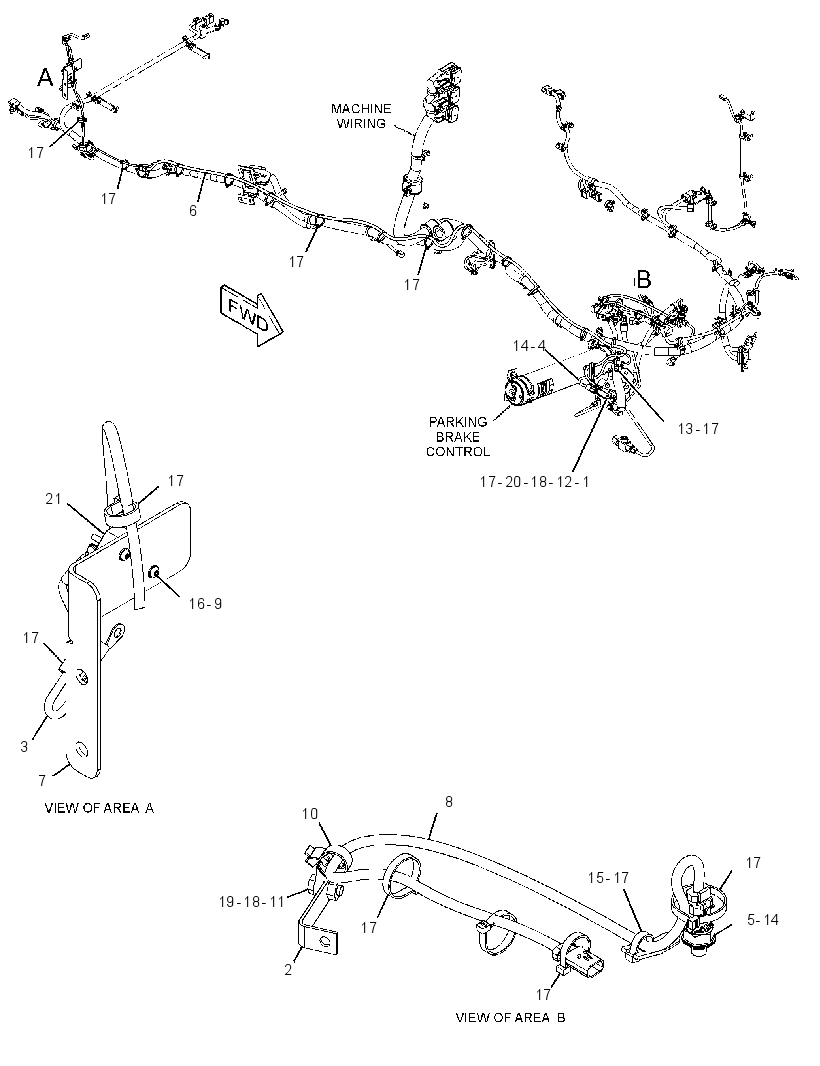 WIRING GP-BRAKE 3877376 CAT